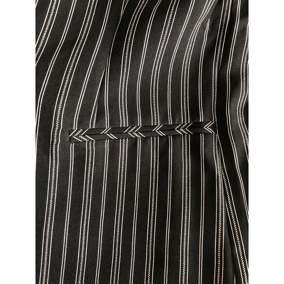 Soho Apparel LTD Stripe Jacket Women's Large Single Button Black NEW - Picture 9 of 9